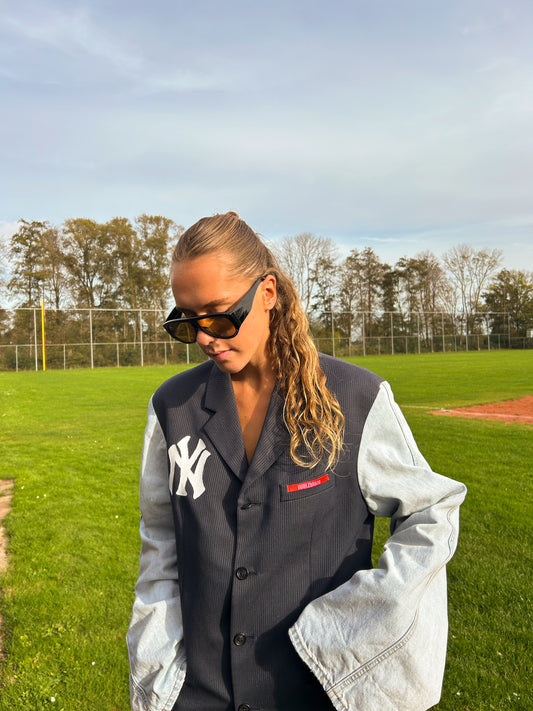 White Yankees Denim Blaze